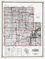 Wood County Map, Wisconsin State Atlas 1959